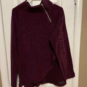Fleece quarter zip up